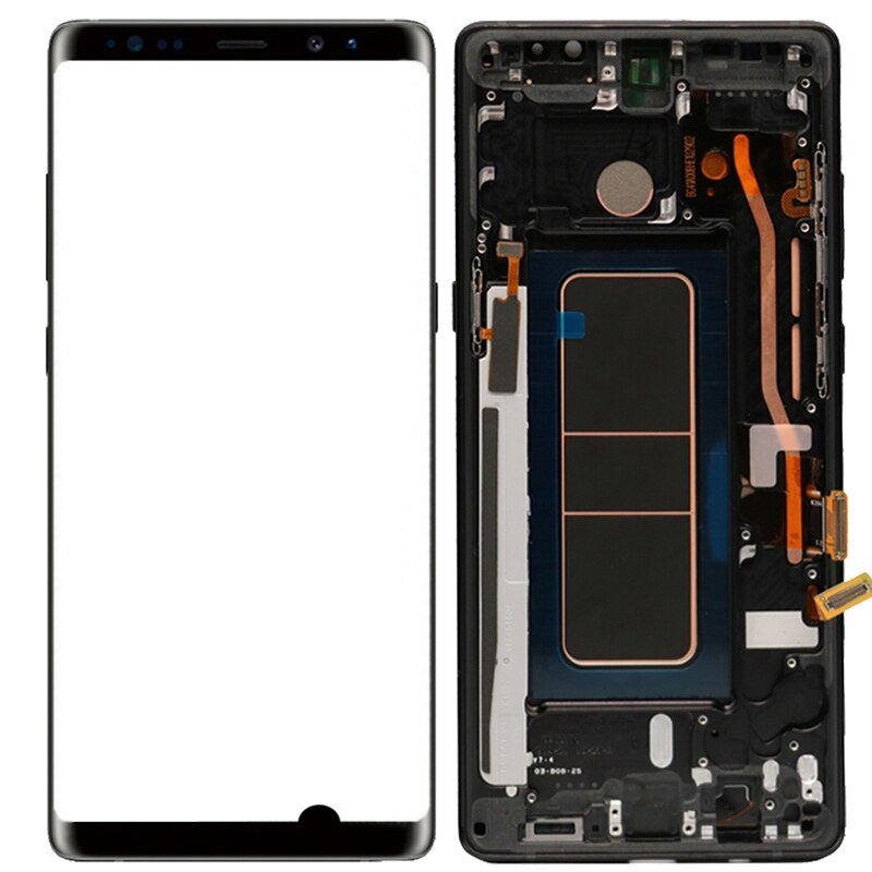 Samsung NOTE 8 black LCD Display Black