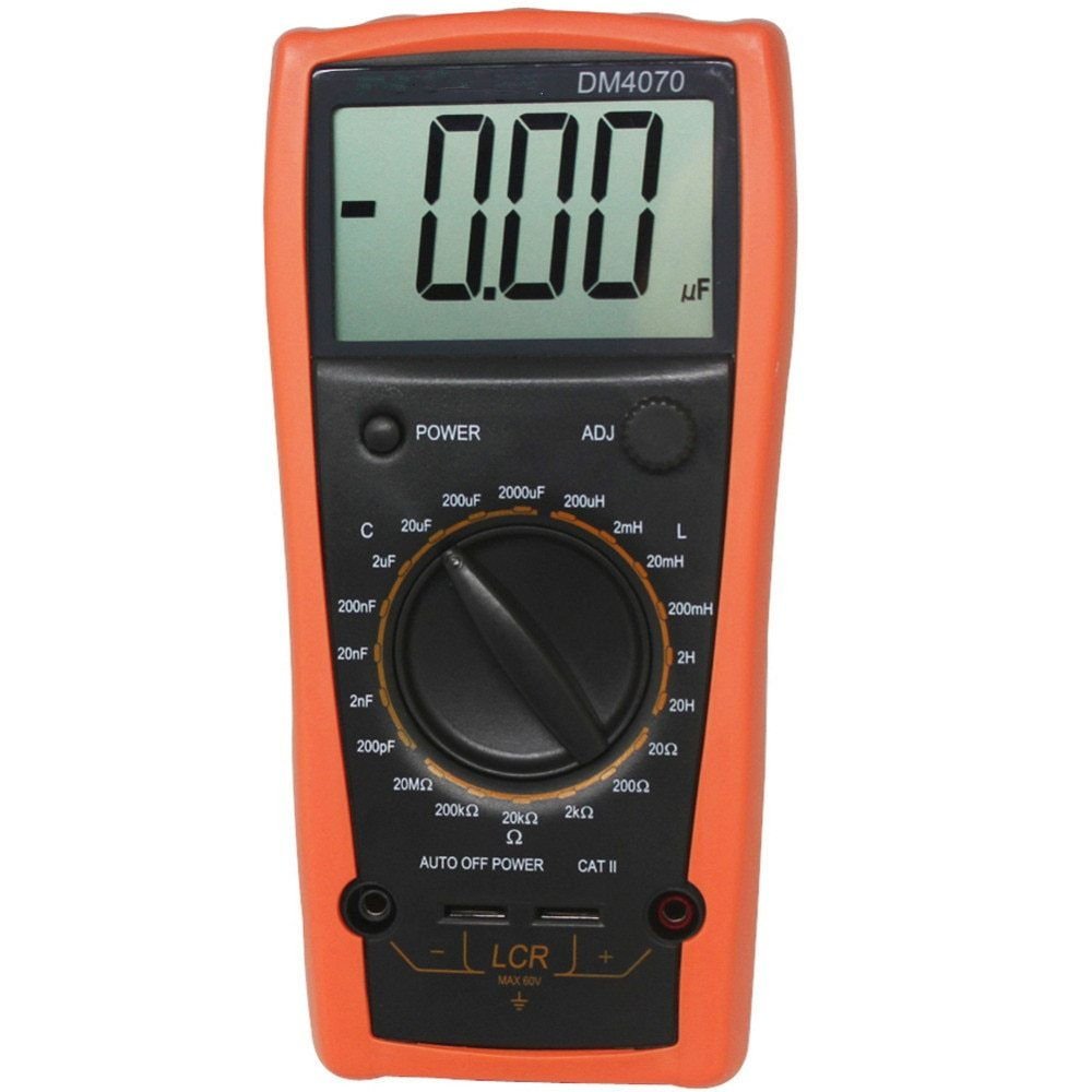 DM4070 Digital LCR Meter 3 1/2 20H 2000uF 20Mohm selfdischarge