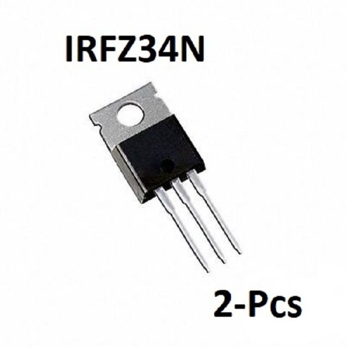 Pack of 2 N Channel Power MOSFET IRFZ34N 55V 29Amp