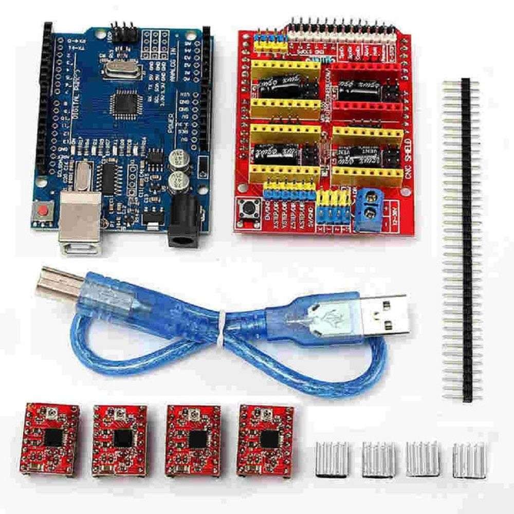 Arduino UNO CNC kit cnc shiled v3 a4988 stepper motor driver stepper driver